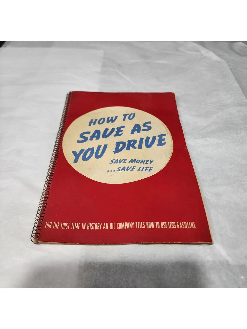 Vtg 1950s Train Stamps Book 1940s Standard Oil How to Save As You Drive Lot